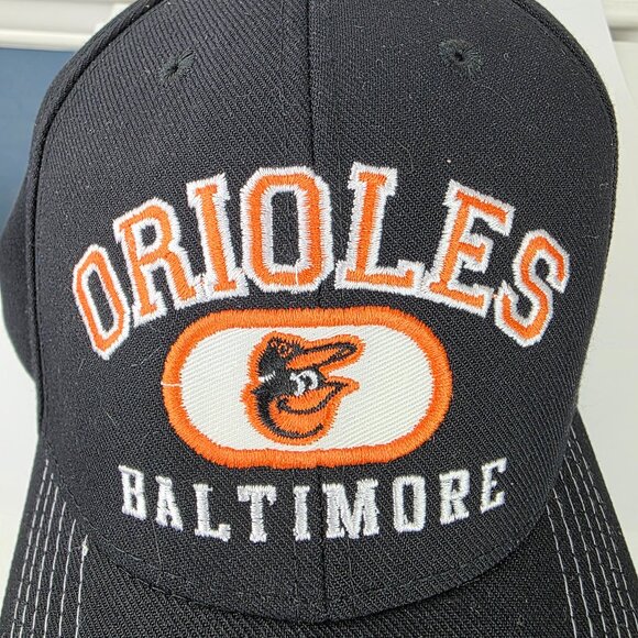 MLB Fan Favorite Baltimore Orioles Embroidered Black Cap Hat One Size NWT - Picture 8 of 8